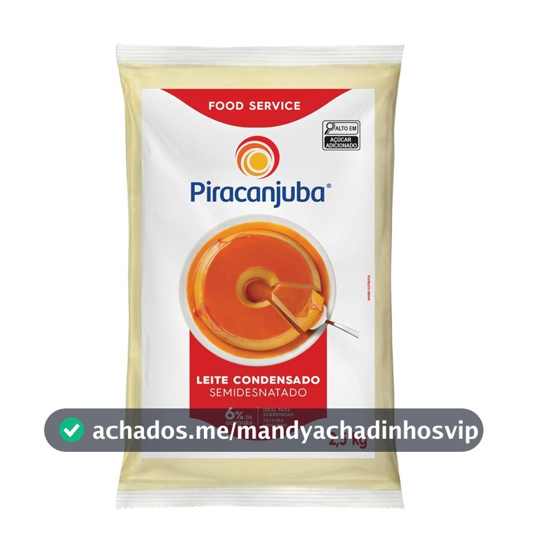 Leite Condensado Piracanjuba Bag 2,5Kg