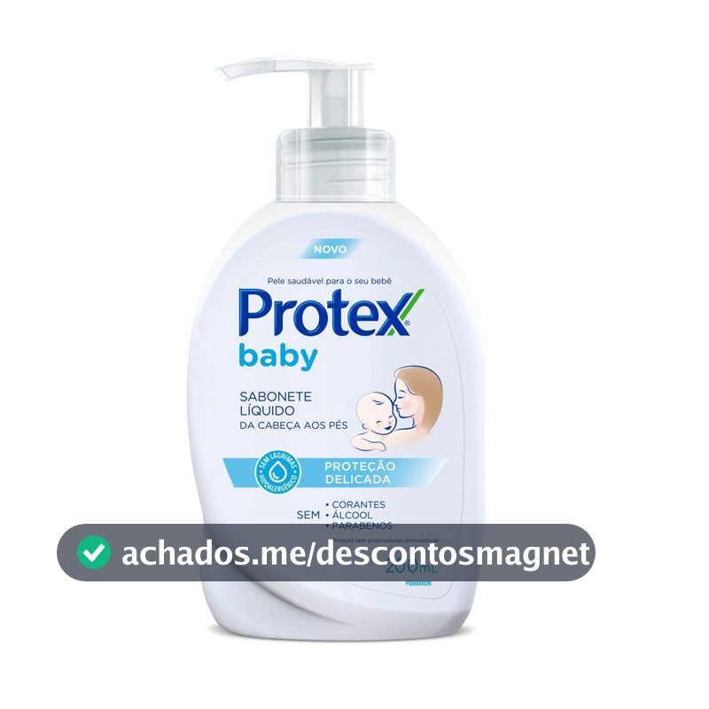 Protex Baby Delicate Care Sabonete Líquido Infantil, 200ml