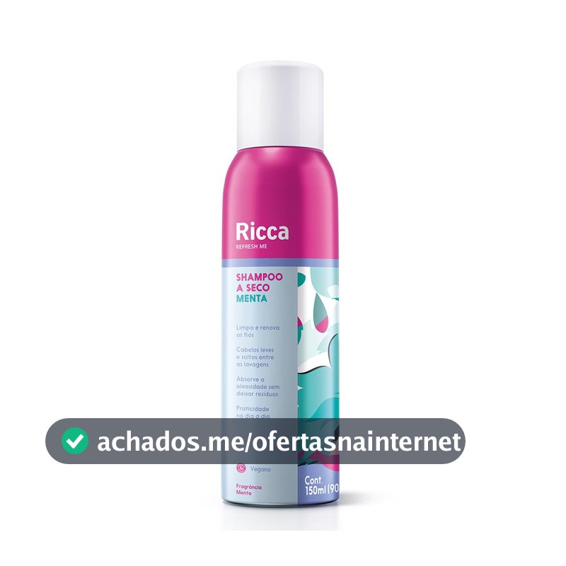 Ricca Shampoo A Seco Menta 150ml