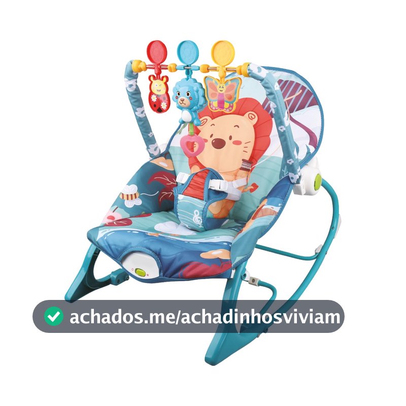 Maxi Baby Cadeira de Descanso e Balanço Bebê Musical Funtime Felix (Leão)