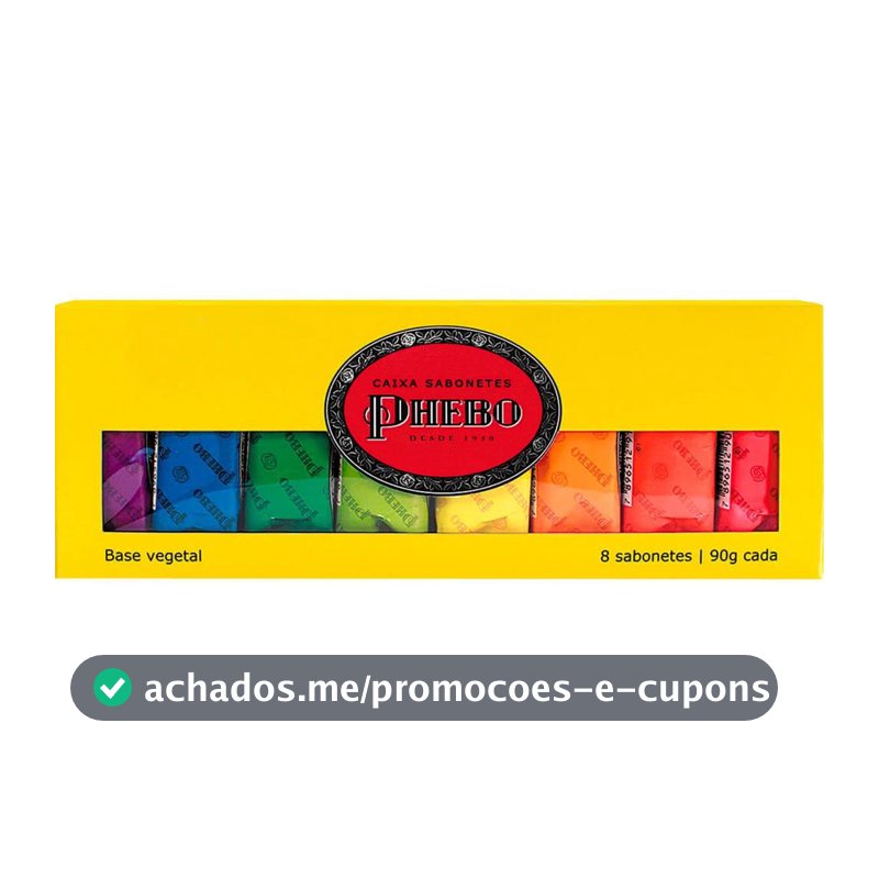 Kit Sabonete, PHEBO, Amarelo, 720g