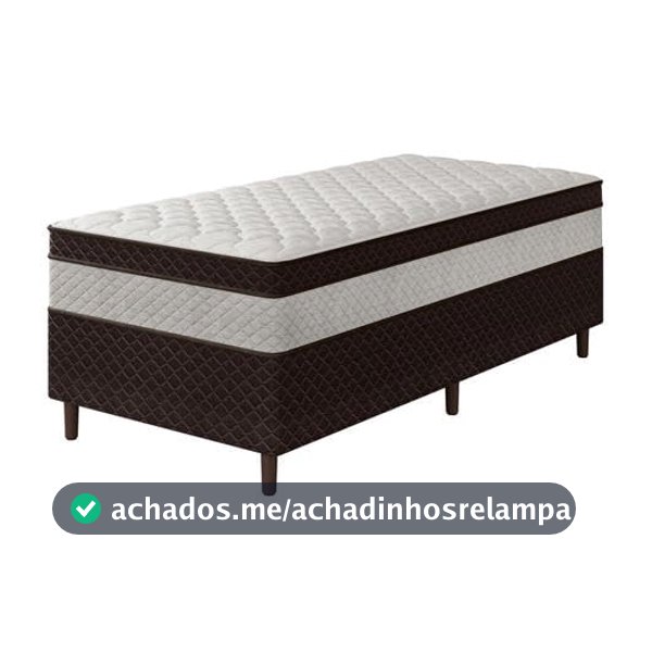 Umaflex - Cama Box Conjugada Solteiro de Mola Ensacada 52x88x188cm Manu
