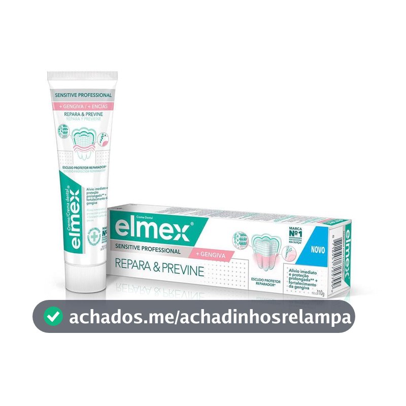 Elmex Sensitive Professional e Gengiva Creme Dental, 110g