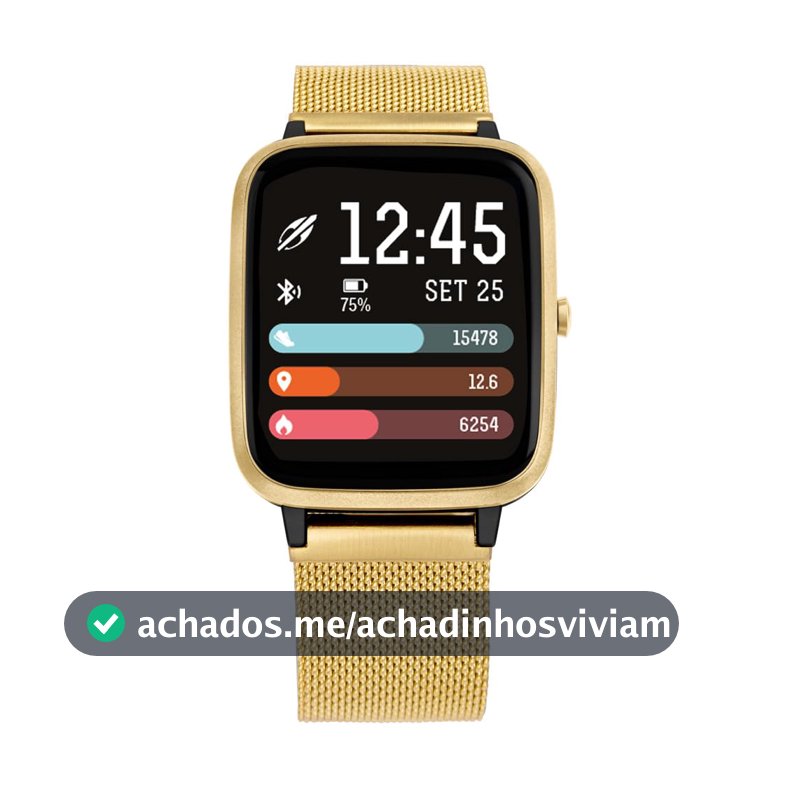 Relógio Mormaii Smartwatch - Dourado - MOLIFEGAF/7D
