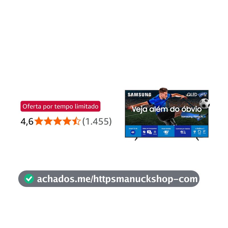 Samsung Vision AI TV 55" QLED ULTRA 4K QEF1 2025