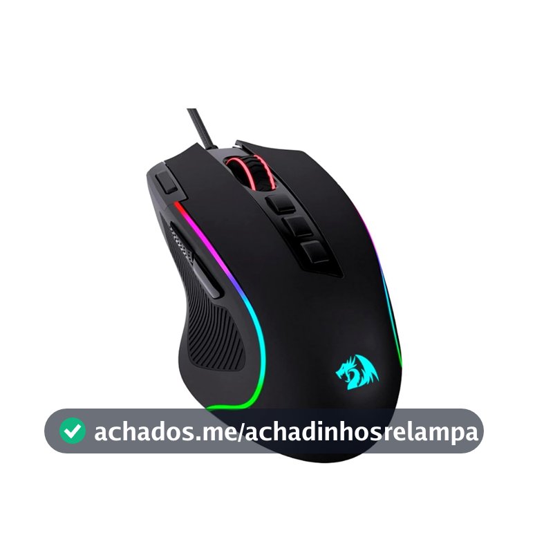 Mouse Gamer Redragon Predator RGB M612-RGB, Preto