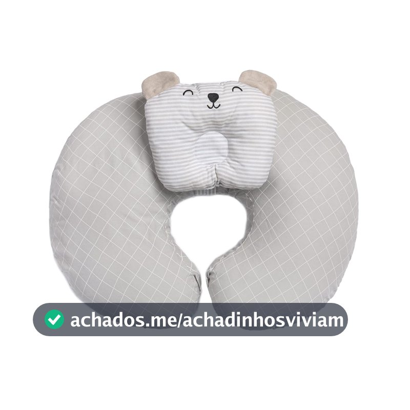 Papi Textil Almofada De Amamentação C/Travesseiro Papi Friends 62 Cm X 50Cm Contem 02 Peças
