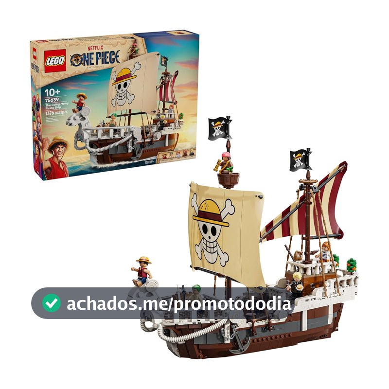 LEGO ONE PIECE O Barco Pirata Going Merry 75639 (1.376 Peças)