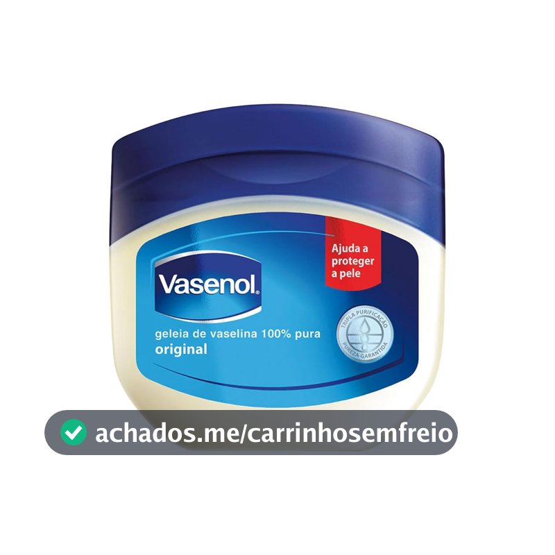 Vasenol Geleia de Vaselina Hidratante para Pele Ressecada