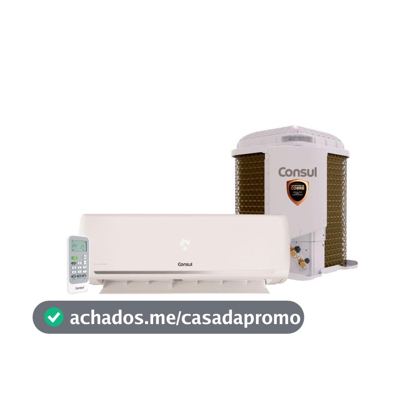 Ar Condicionado Split Inverter Consul Hi Wall 12000 Btus Frio Cbk12ebbna - 220v