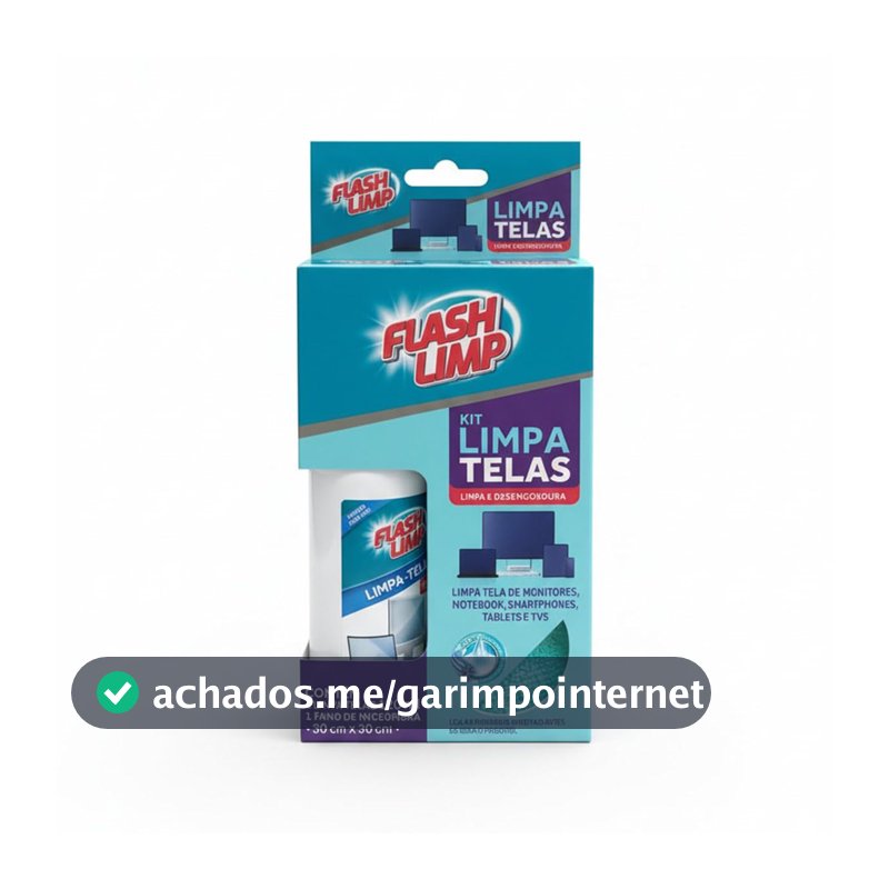 Kit Limpa-Telas Flash Limp, 120ml