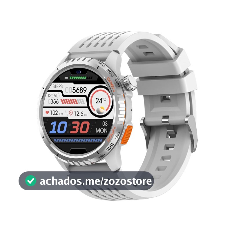 PEJE G11 GPS Smartwatch 1.43”AMOLED com Chamadas, 123 Modos Esportivos