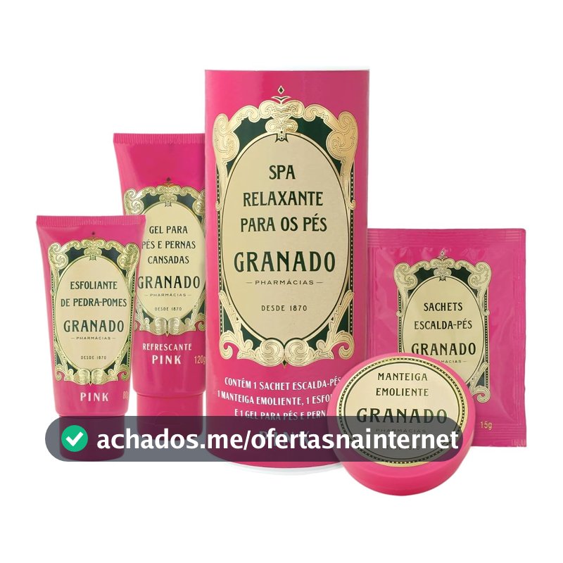 Kit Spa para os Pés Granado Pink