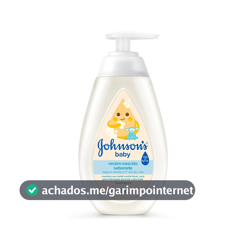 Sabonete Líquido Johnson's Baby Recém-Nascidos, 200ml
