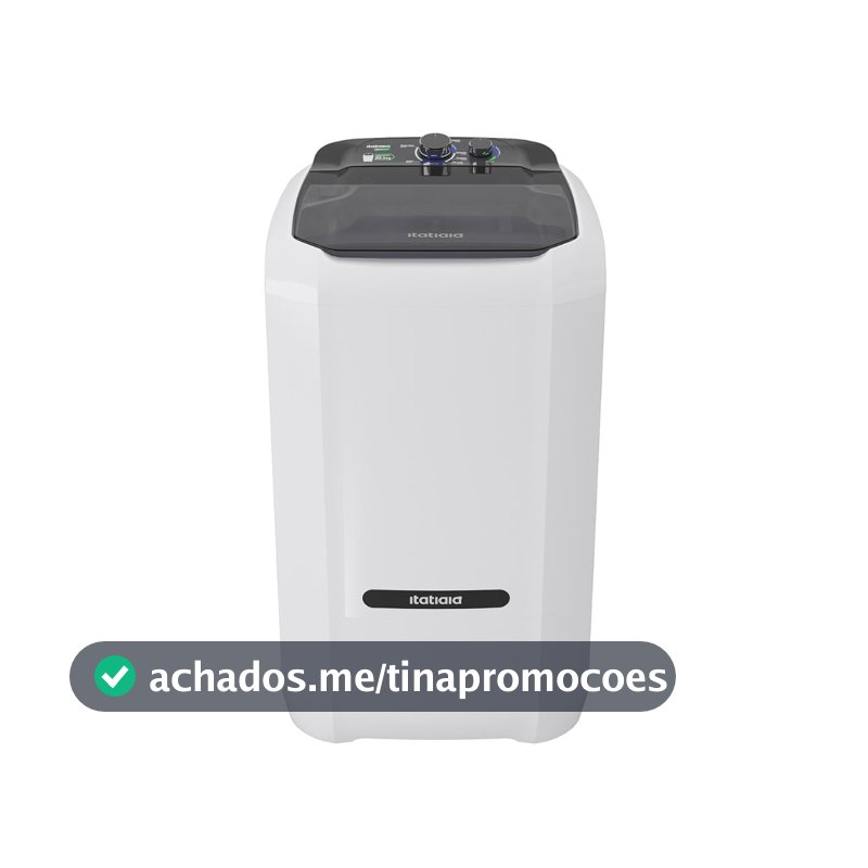 Lavadora Semiautomática Itatiaia 20,5kg com Batedor Turbo e Filtro de Fiapos Branca 127V