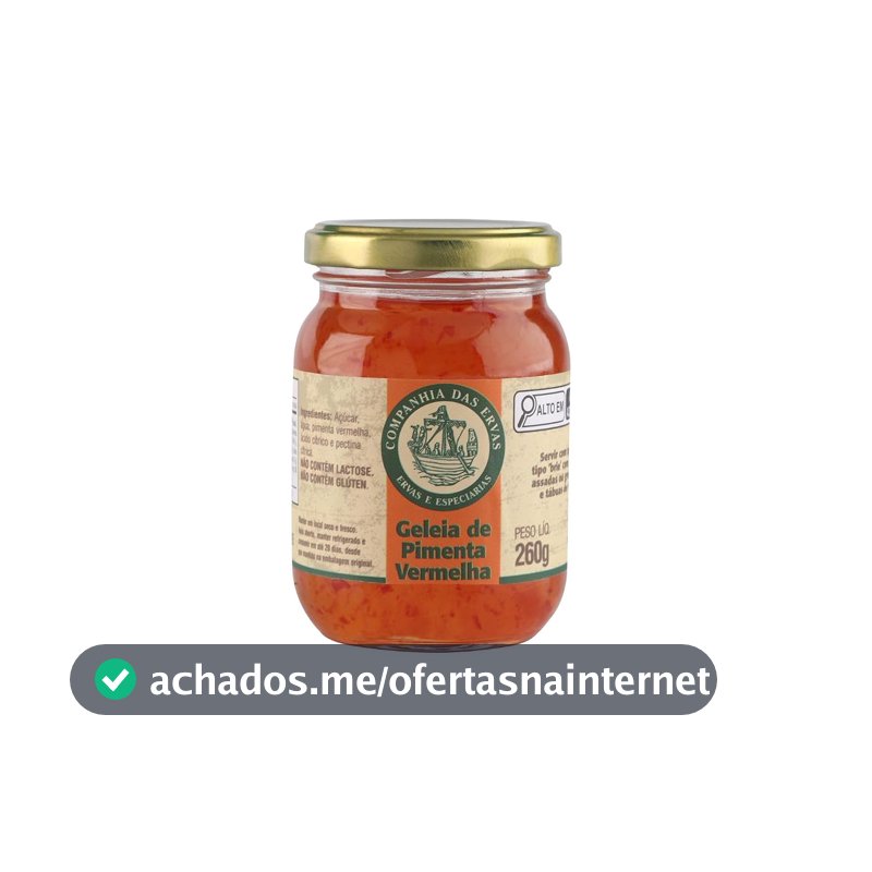 Geleia de Pimenta Vermelha Companhia das Ervas
