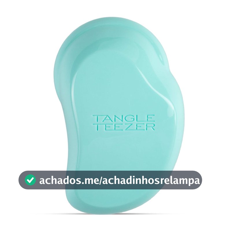 Tangle Teezer - Escova de cabelo desembaraçadora The Original Mini para todos os tipos de cabelo, úmido e seco. Cor: Verde água