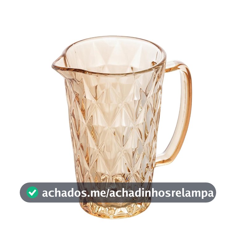 LYOR - Jarra de Vidro Âmbar Metalizado 1,14L