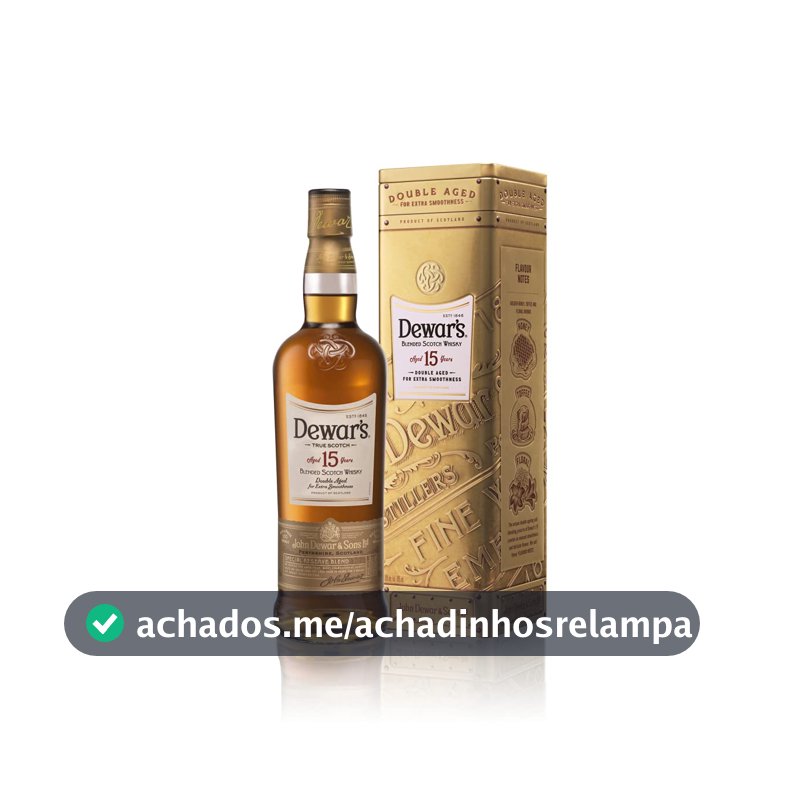 WHISKY DEWARS 15 ANOS 750 ML Dewar'S Sabor 750ML