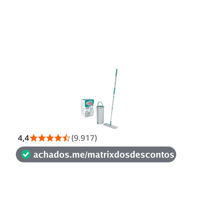 Flash Limp, MOP6088 FIT - Mop Lava e Seca, Verde - PP