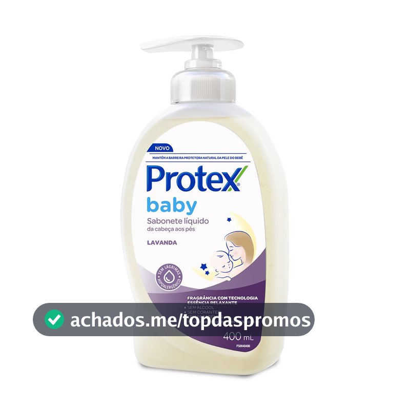 Protex Baby Lavanda Sabonete Líquido Infantil, 400ml
