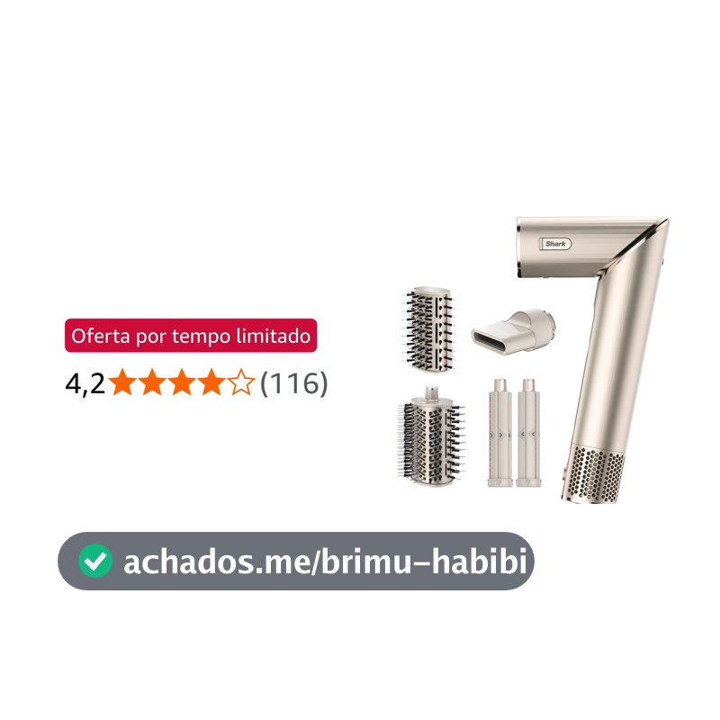 Shark FlexStyle Lisos e Ondulados Secador e Modelador 5 em 1-220V