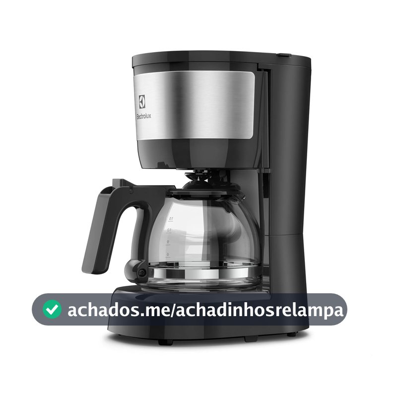 Cafeteira Electrolux Efficient 15 Xicaras ECM10 - 4910ANBR405 PRETO/INOX 110 VOLTS
