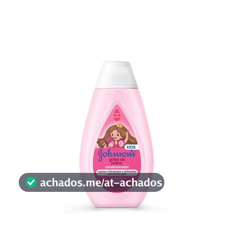 Condicionador Johnson's Baby Gotas de Brilho, 200ml