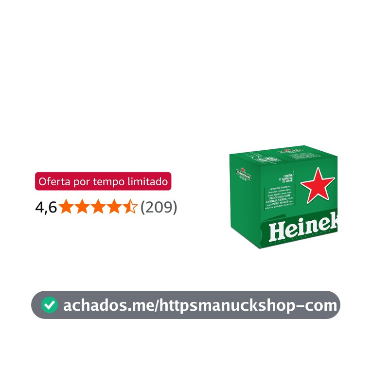 Cerveja Heineken Garrafa 600ml - Pack com 12 unidades
