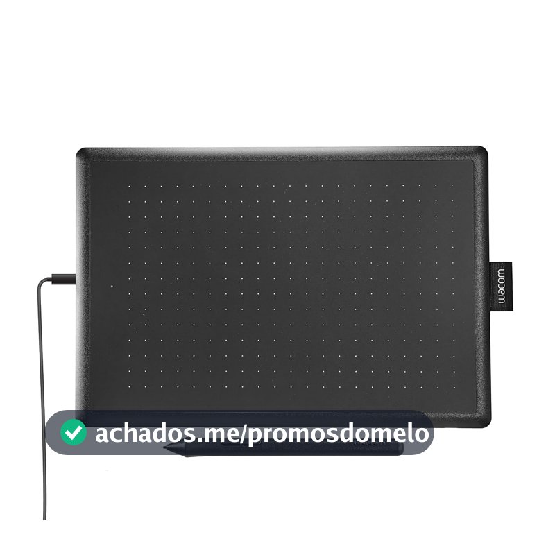 Mesa Digitalizadora One By Wacom, CTL672, Média, Preto e Vermelho