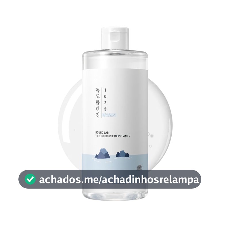 Água Micelar de Limpeza Facial Round Lab 1025 Dokdo, 400ml