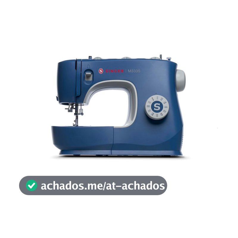 Máquina de Costura M3335 Azul 220V