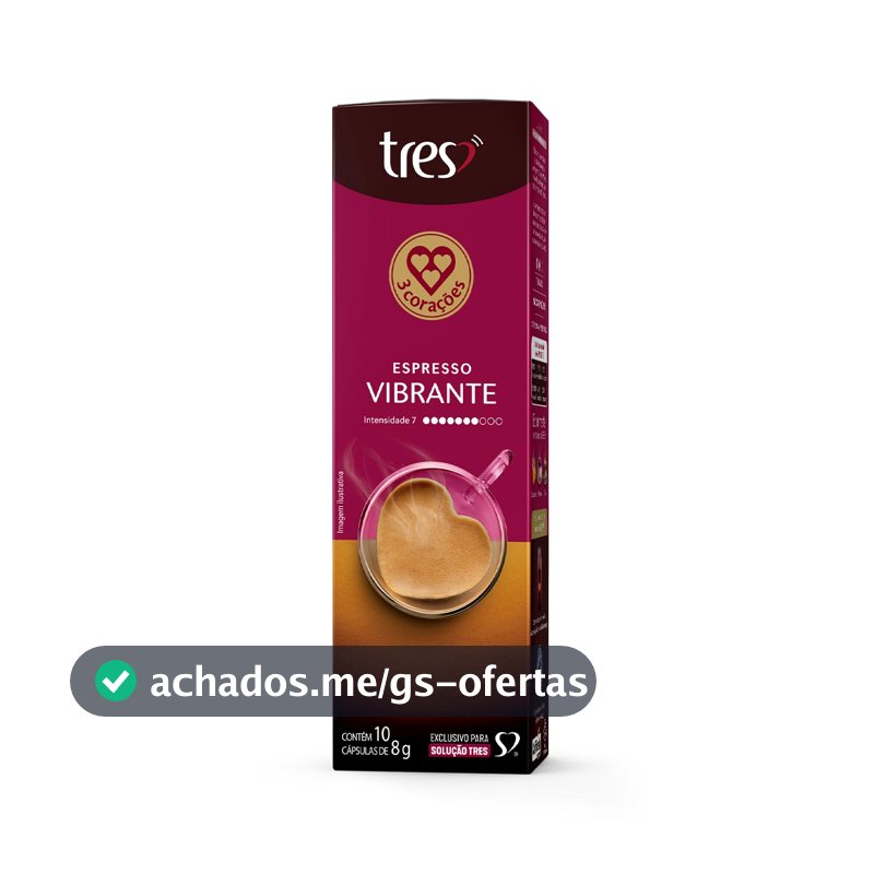 Capsula Café Espresso 3 Corações Vibrante