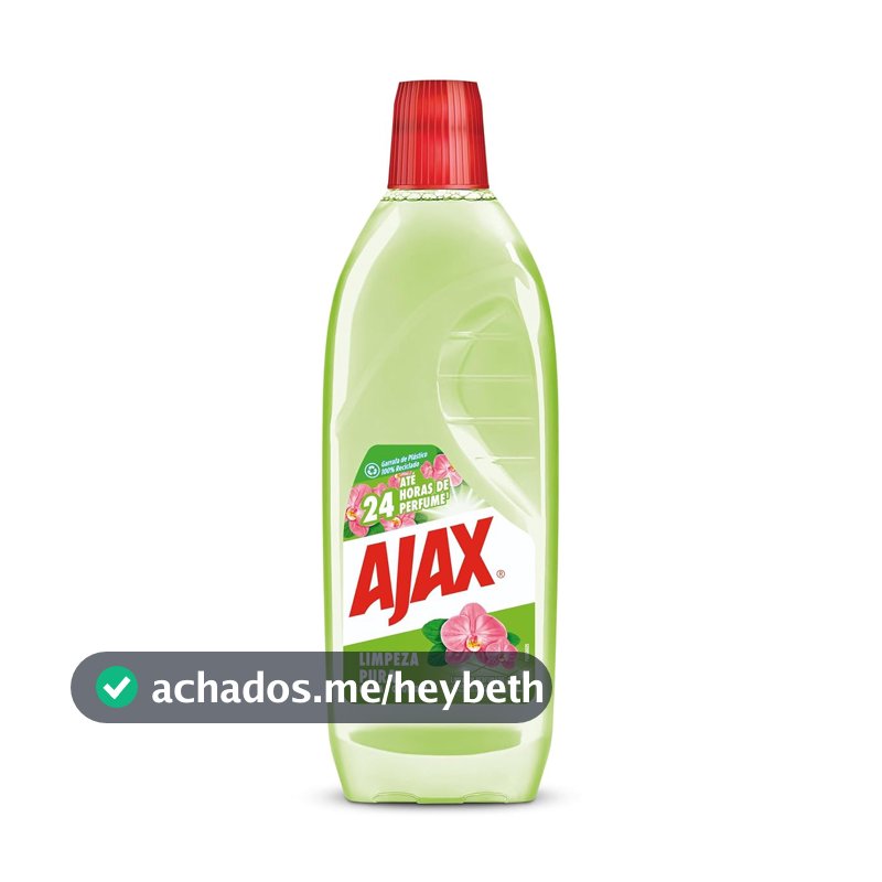 Ajax Limpeza Pura Menta e Orquídea Limpador Multiuso, 1L