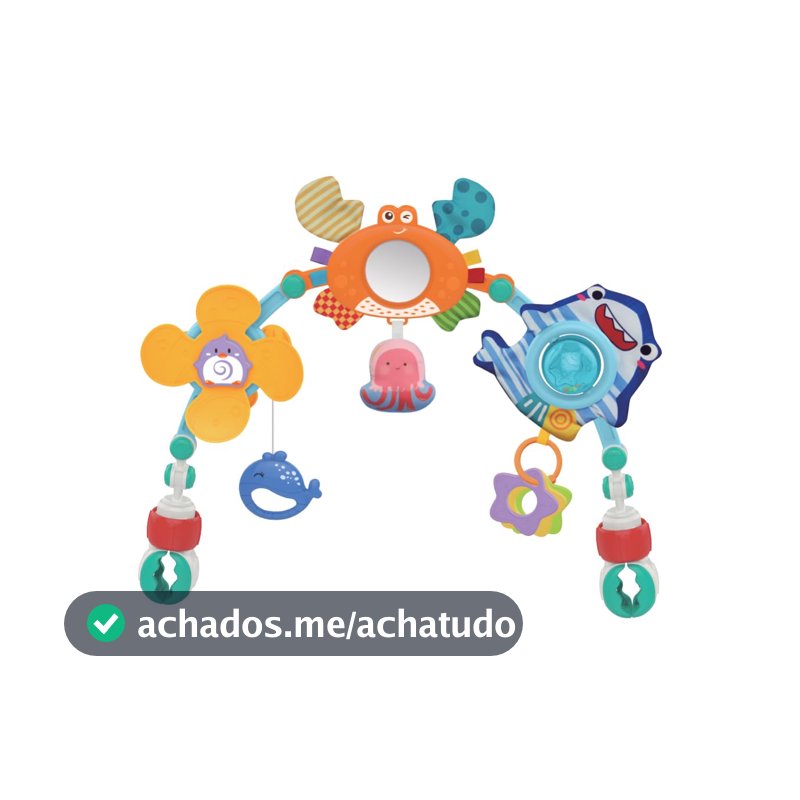 Maxi Baby Móbile Para Carrinho e Berço com Chocalho Ocean