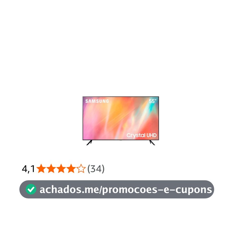 SMART TV 55" SAMSUNG CRYSTAL PROCESSOR 4K LH55BEFH4GGXZD