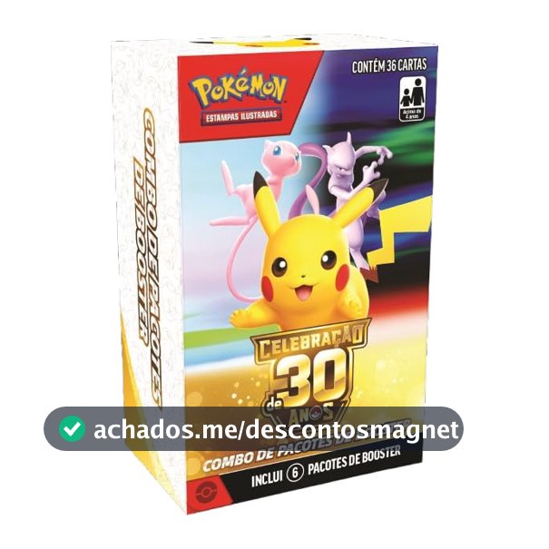 Pokémon TCG: 30th Celebration - Booster Bundle PT-BR