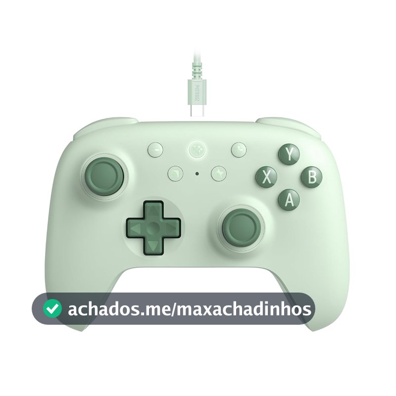 8Bitdo Ultimate 2C Wired Controller for Windows PC and Android, with 1000Hz Polling Rate, Hall Effect Joysticks and Hall Triggers, and Remappable L4/R4 Bumpers (Green)