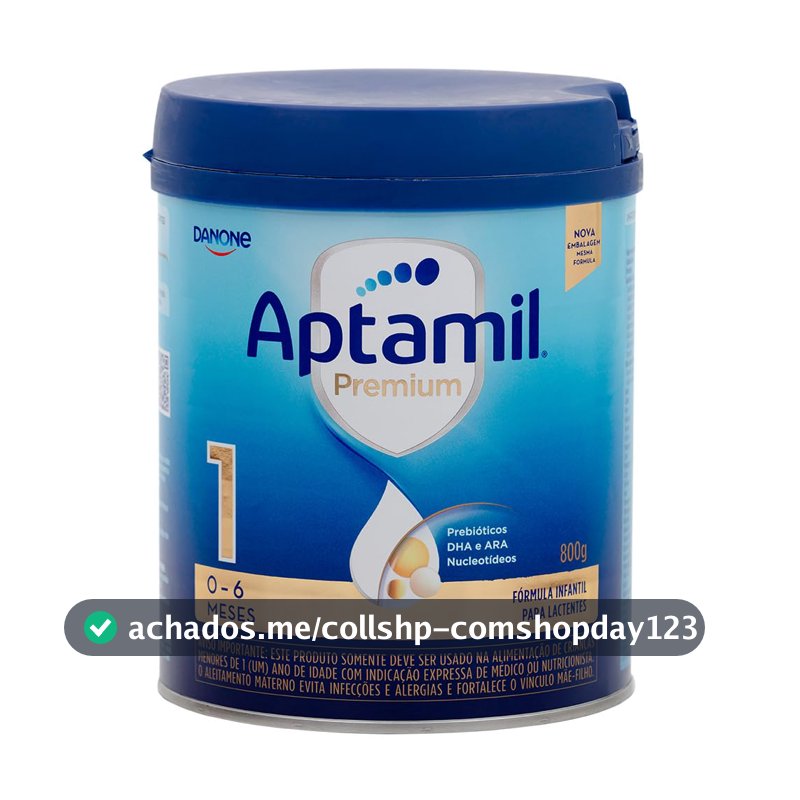 Fórmula Infantil: Aptamil Premium 1 800g - 0-6 meses