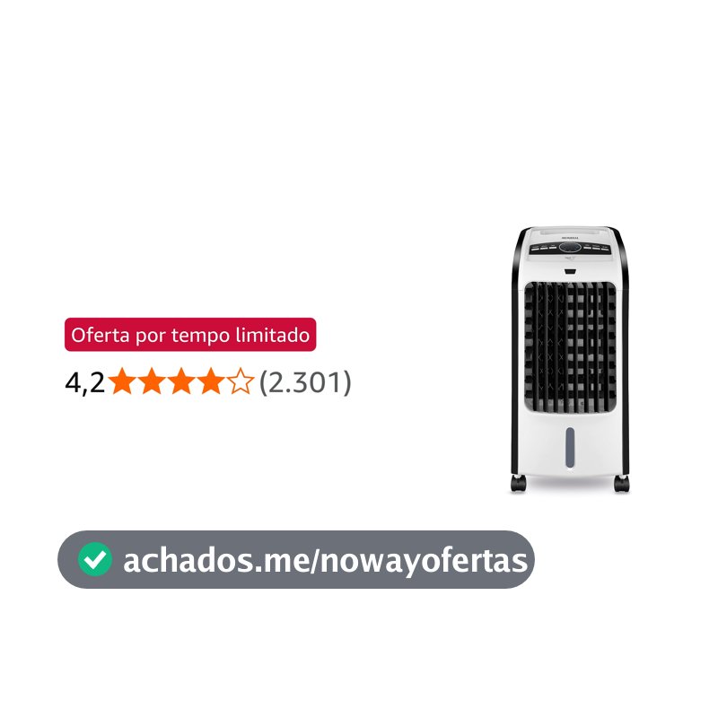 MONDIAL Climatizador Flash Air, Branco/Preto, 80W, 110V - CL-03