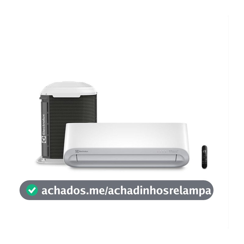 Ar-Condicionado Split Inverter 24000 BTUs Electrolux Color Adapt com Wi-Fi Só Frio YI24F/YE24F 220V