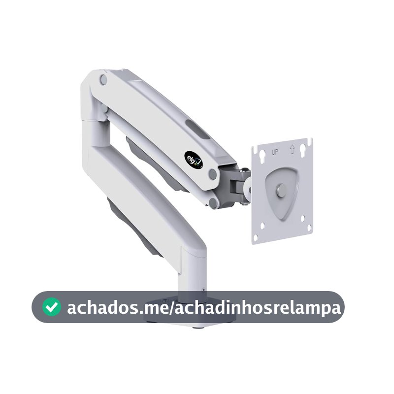 Suporte Articulado de Mesa com Pistão a Gás para Monitores de 17' a 35' Branco - F80W ELG