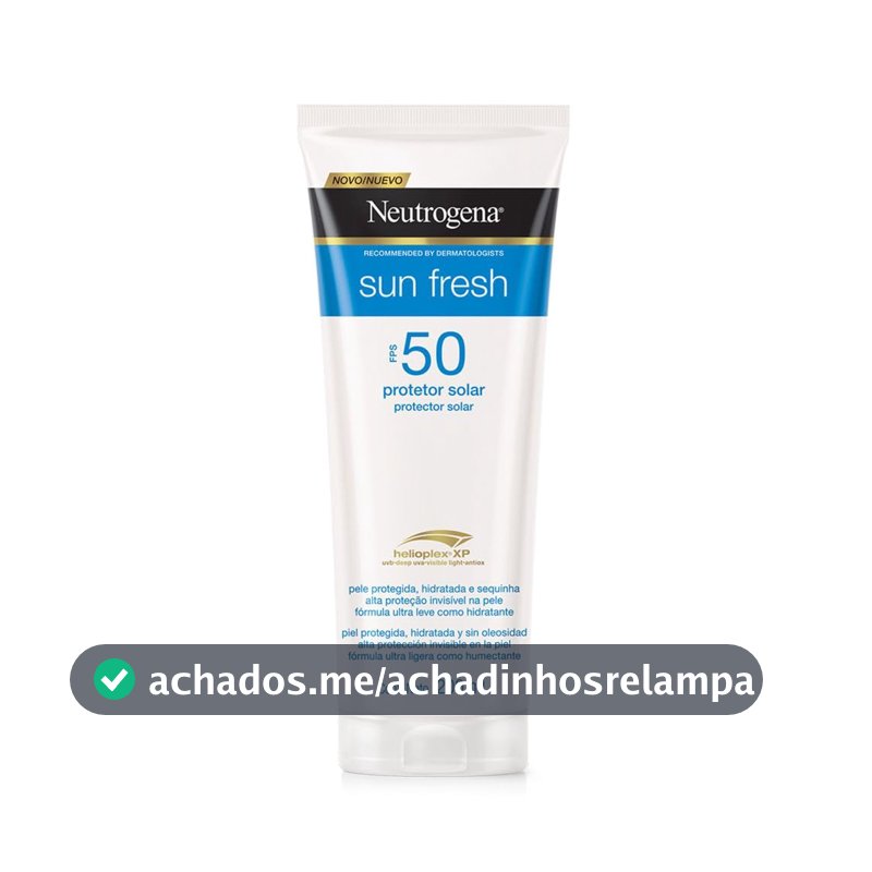 Protetor Solar Corporal em Loção Neutrogena Sun Fresh, FPS 50, 200ml