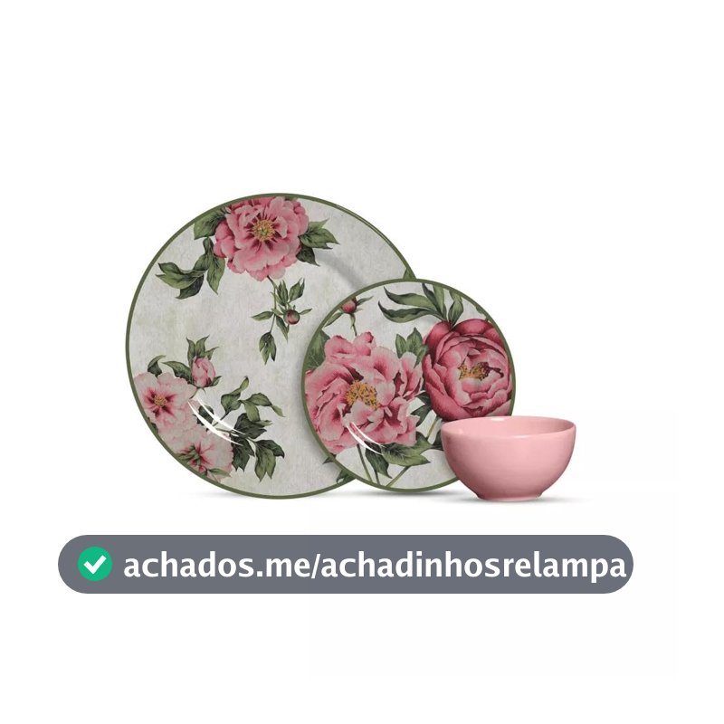 Aparelho de Jantar 12 pçs Peonia Alleanza