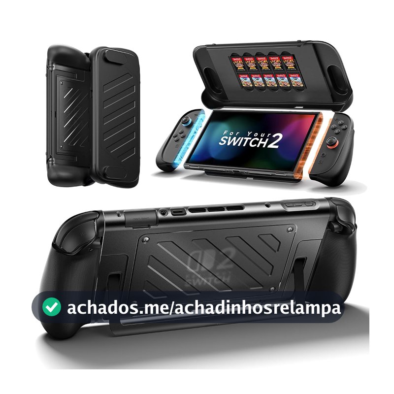 JSAUX Split Protective Grip Case for Switch 2 with Front Cover