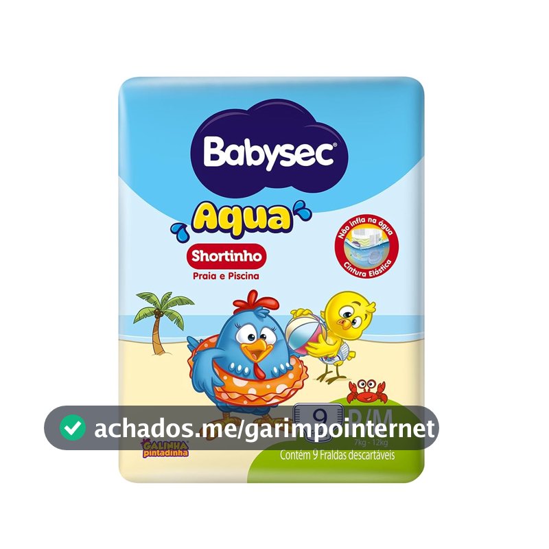 Sof Fralda Babysec Aqua P E M 4X9