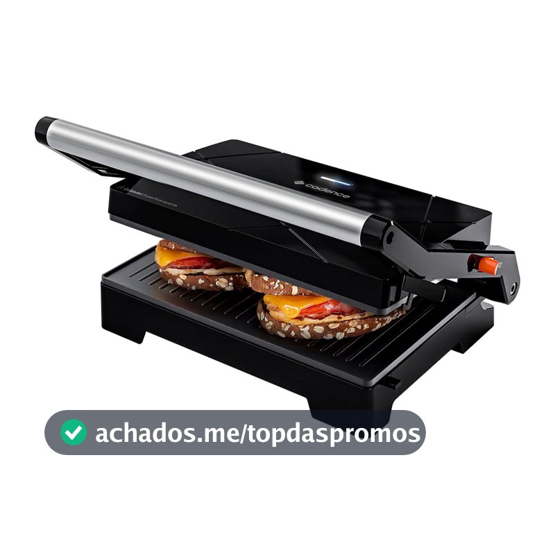 Grill Cadence duas chapas 127V, GRL616