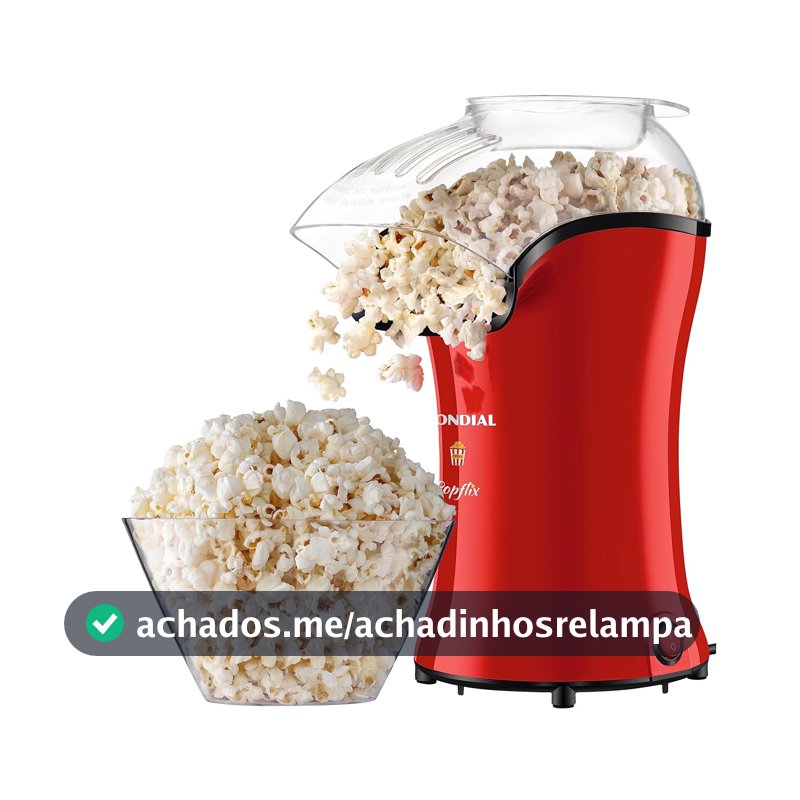 Pipoqueira Popflix, Mondial, Vermelho, 1200W, 110V - PP-03