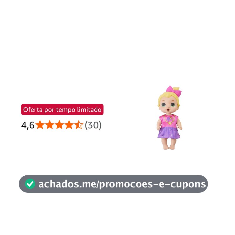 Baby Alive, Boneca, Pequenos Goles - Cabelos Loiros, Brinquedo Interativo