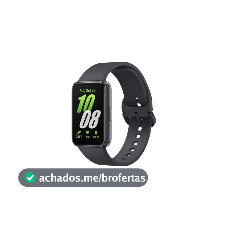 Smartwatch Samsung Galaxy Fit3 Display 1.6" Grafite